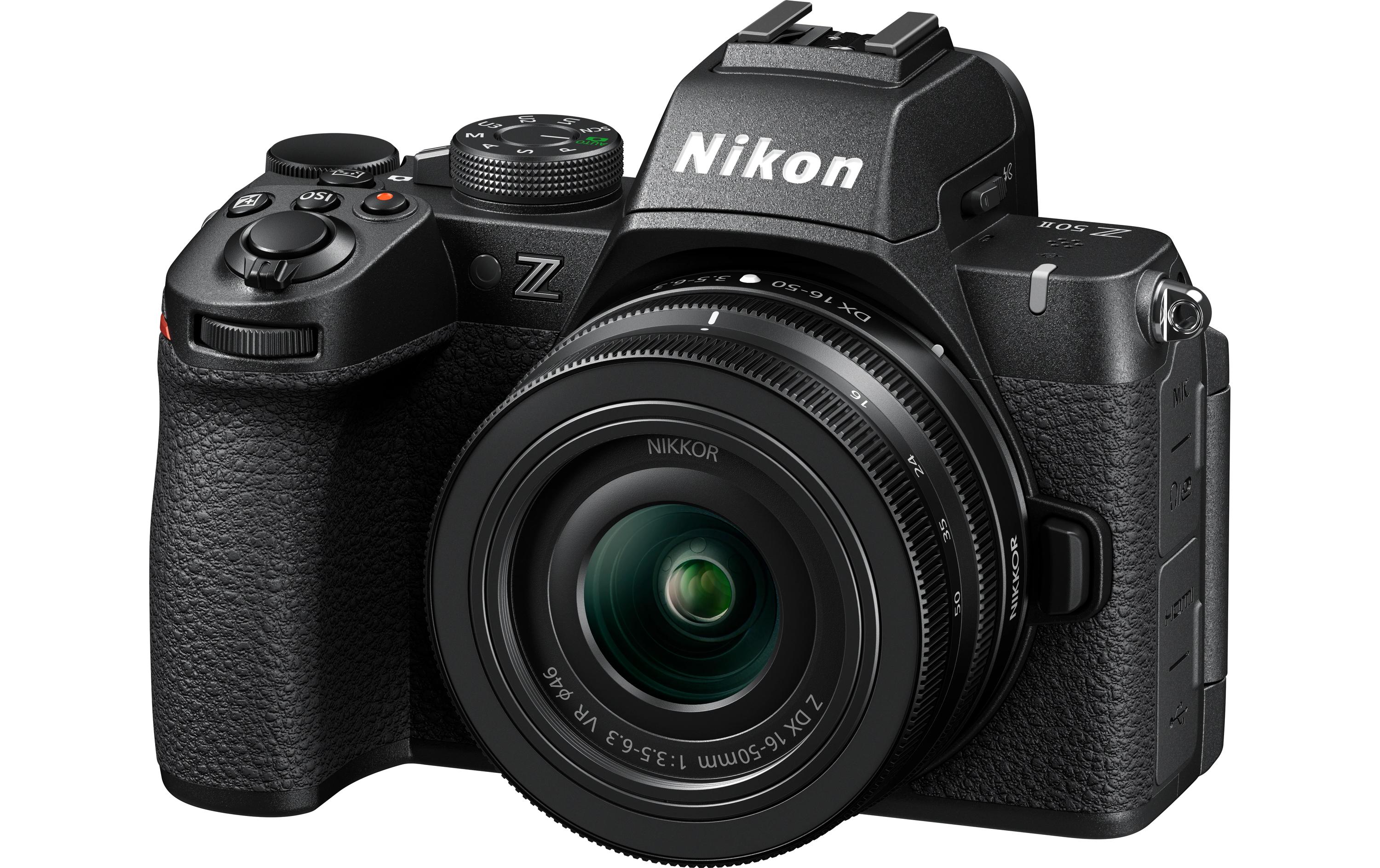 Fotokamera Z50II Kit 16-50mm<br>Leistungsstarke spiegellose Digitalkamera mit 16-50mm Objektiv
