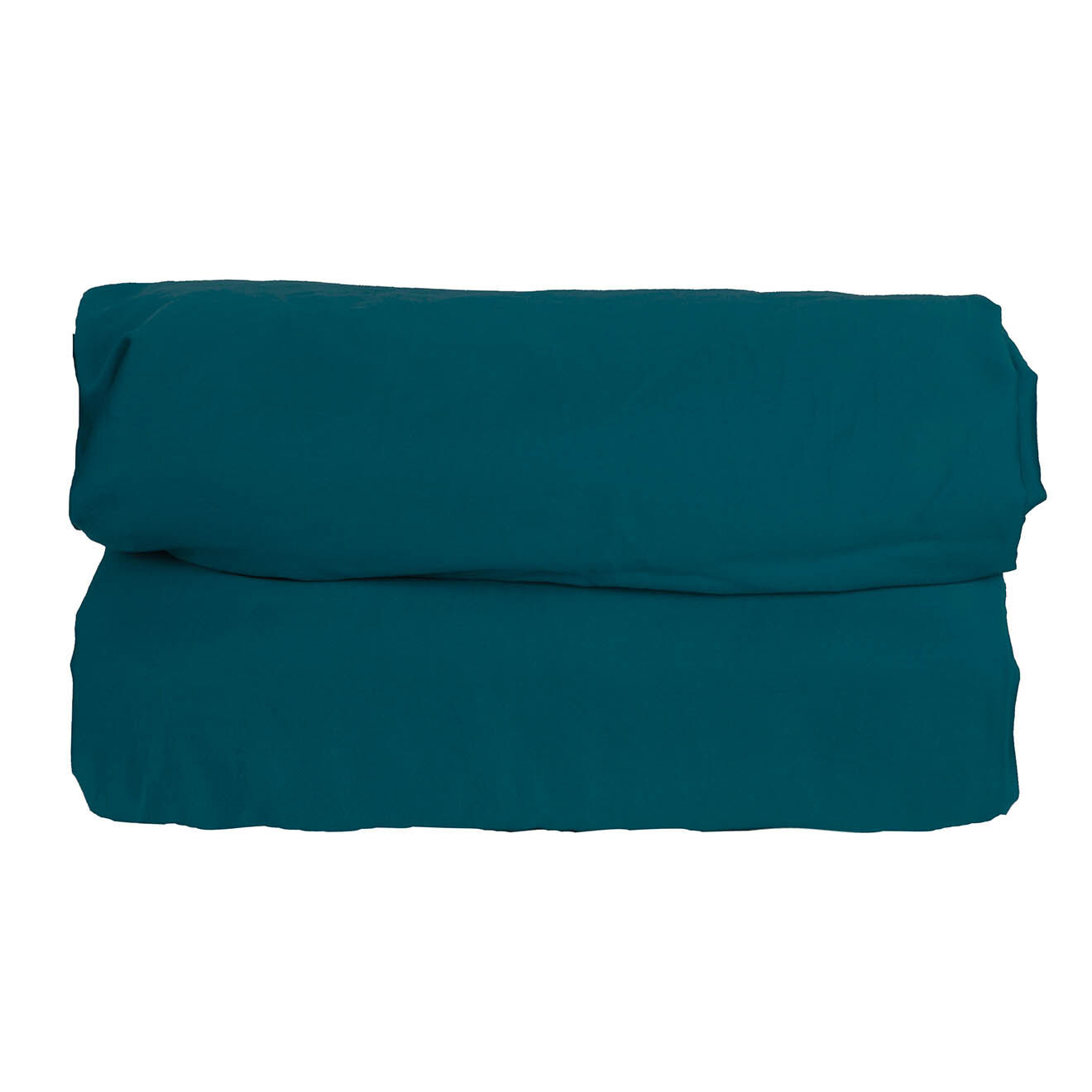 Febronie Home Drap housse 100% Satin de Coton Julia canard