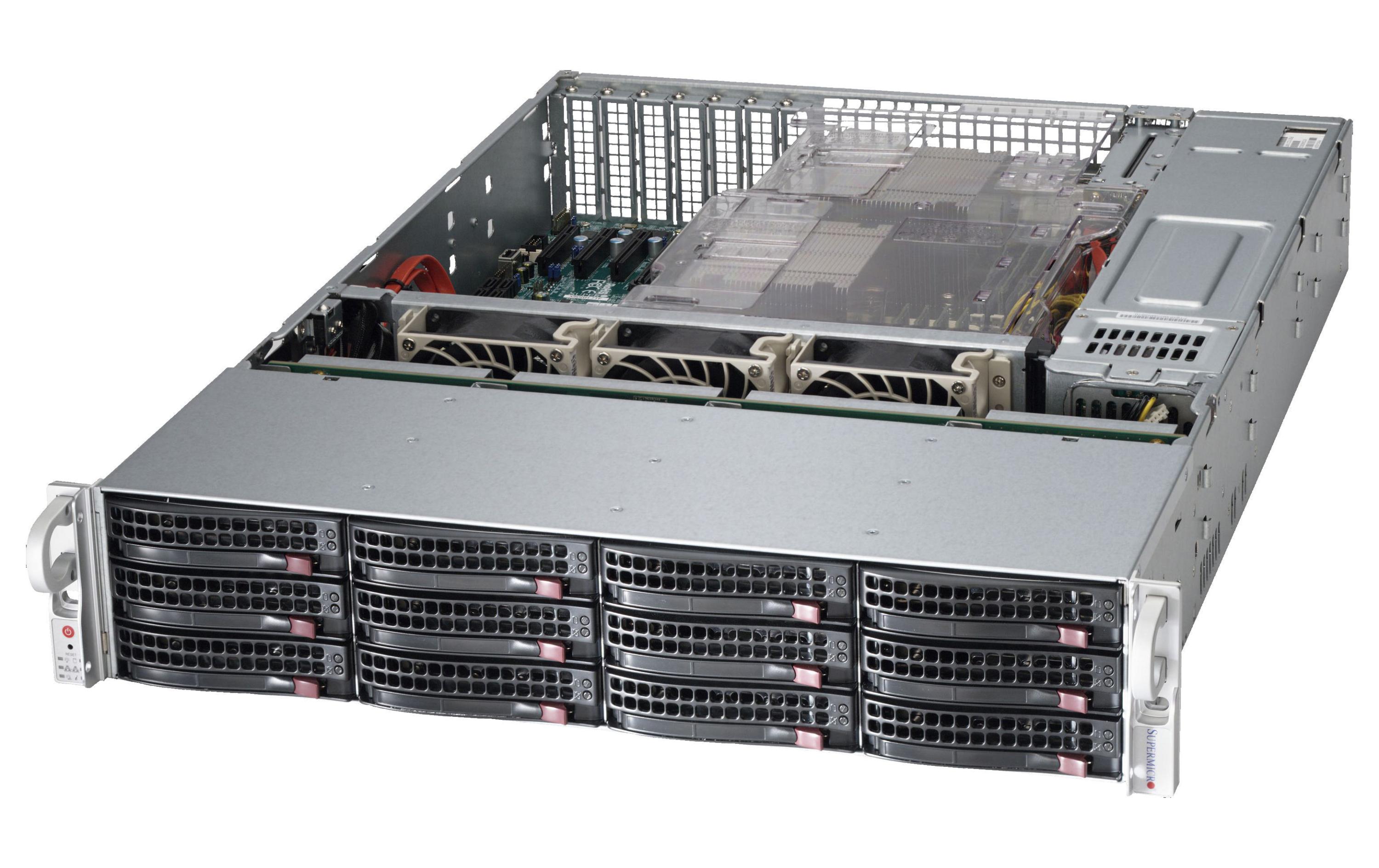 Gehäuse 826BE1C4-R1K23LPB<br>Storage-Servergehäuse mit SAS-3-Backplane