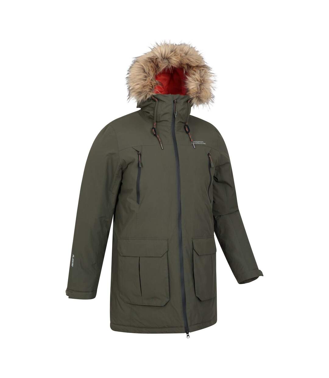 Mountain Warehouse - Veste imperméable TRAVERSE - Homme (Vert kaki) - UTMW2002