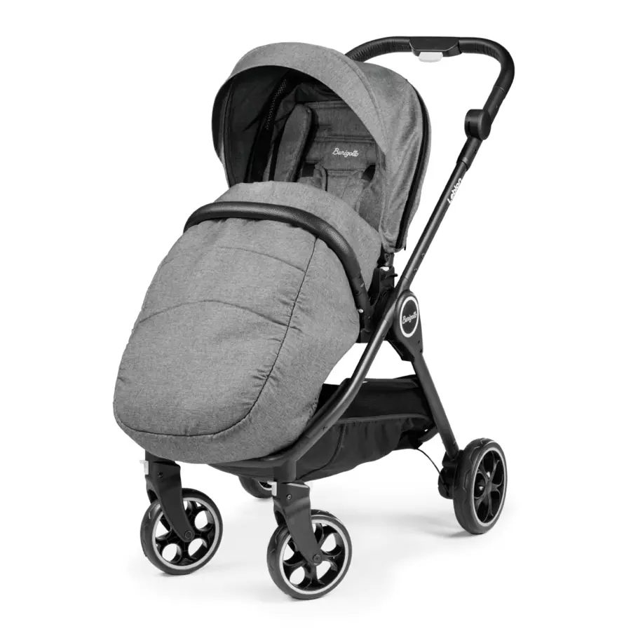 Burigotto Kombikinderwagen 3-in-1 Leblon Light Grey