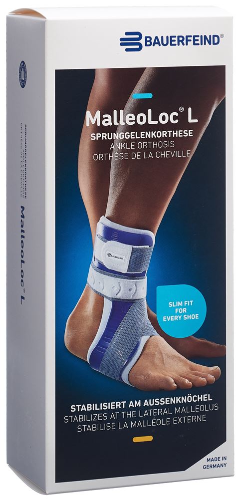 Bauerfeind MalleoLoc L Stabilorthese universal links titan 1 Stk