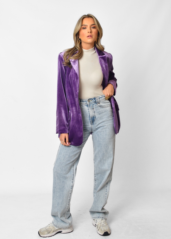 Cleo blazer paars