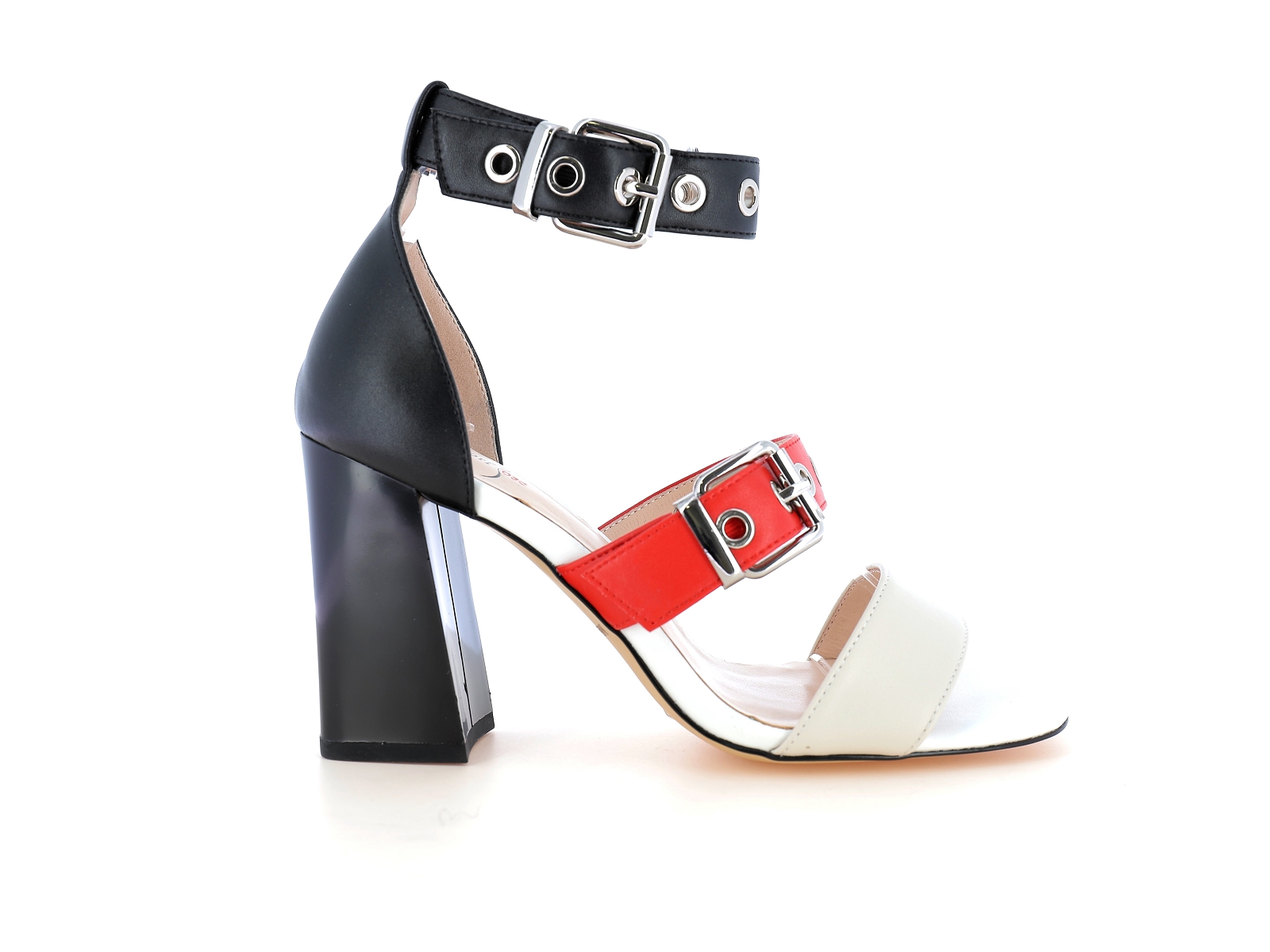 Metamorf ose-RACAGE Cuir Noir Rouge