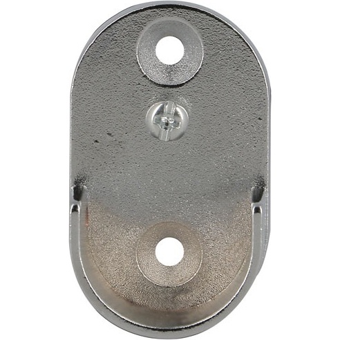 Naissance entre murs - My dressing - D25 mm - chrome - lot de 2