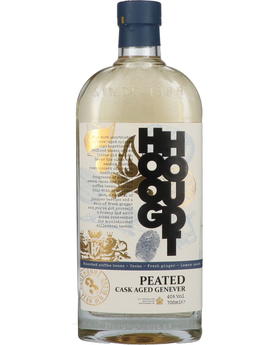 Hooghoudt 3 Years Peated Cask Aged Genever 70 cl