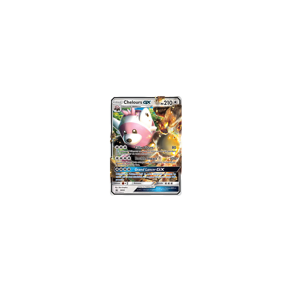 Carte Pokemon Chelours Gx 210 PV