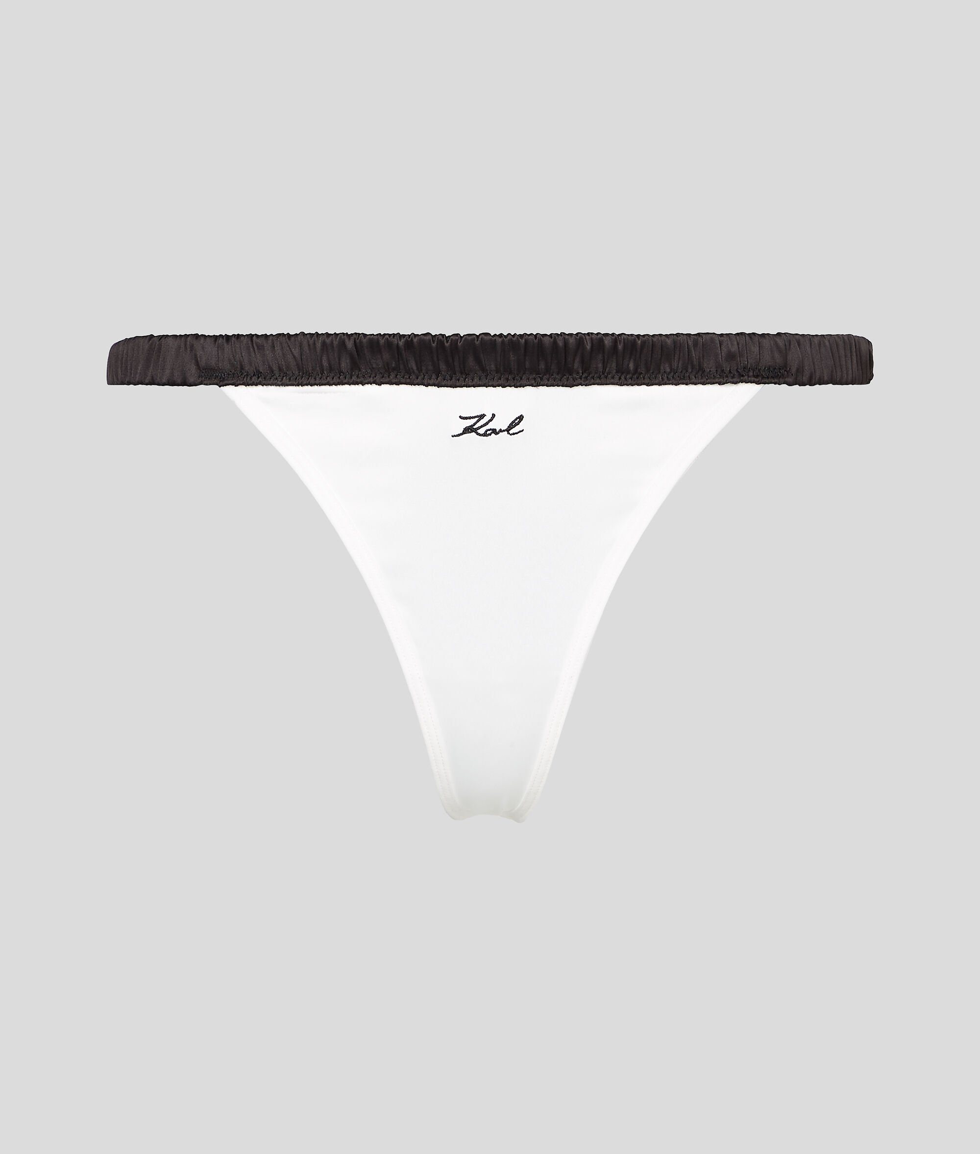 STRING EN SATIN KARL SIGNATURE