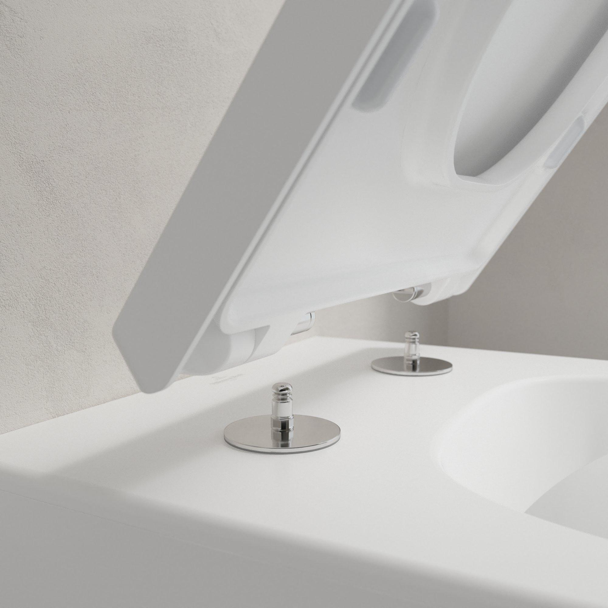 Villeroy & Boch Venticello randloos toilet CeramicPlus wit mat