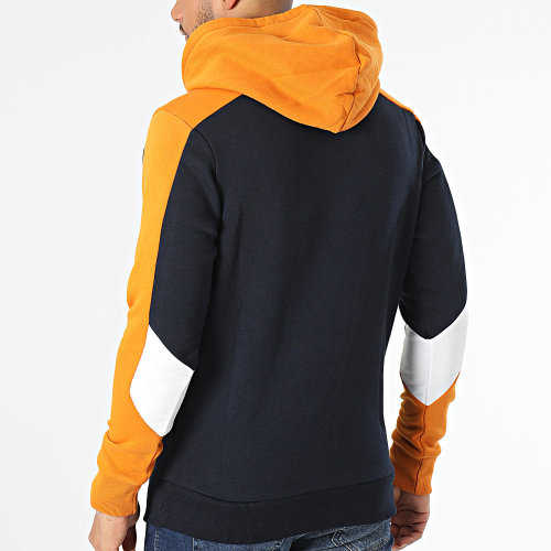 Sweat Capuche Anker Bleu Marine Orange