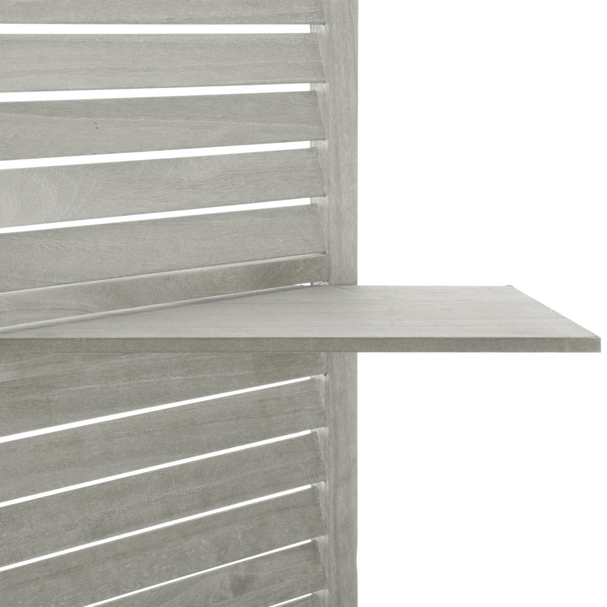 PARAVENT 3 ETAGES TIAM GRIS D.120X26X170CM