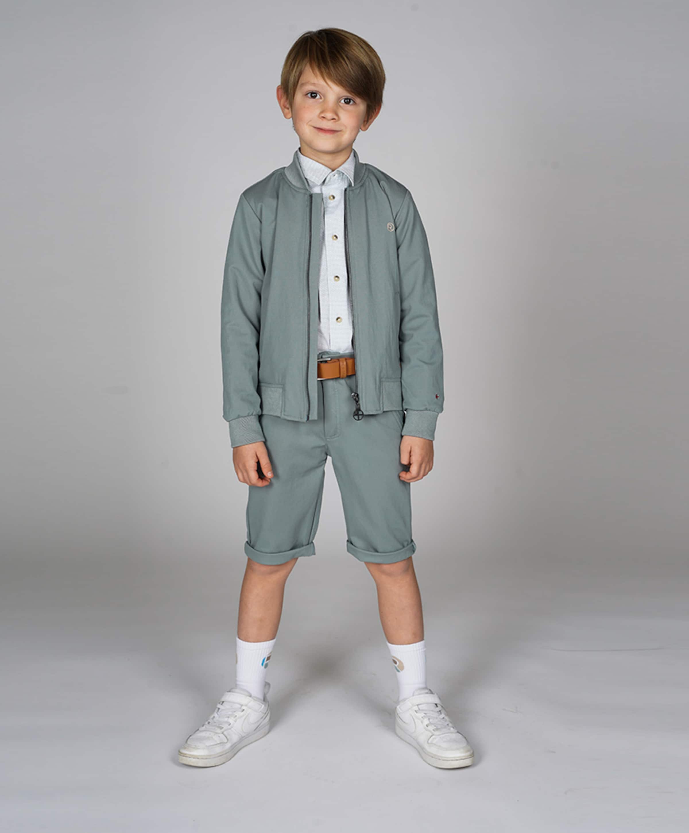 Red&Blu Ted jongens korte broek groen