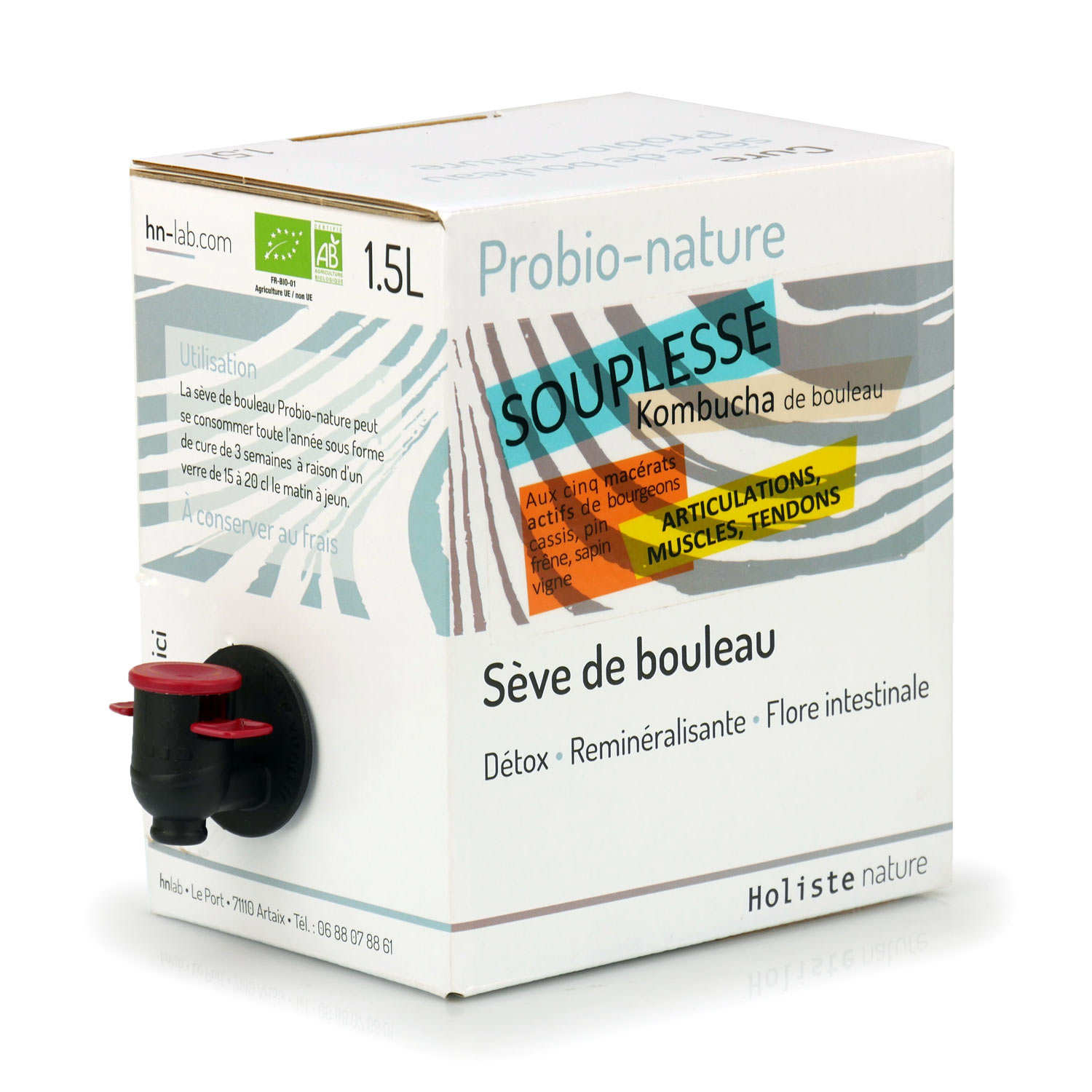 Kombucha de bouleau bio - Souplesse