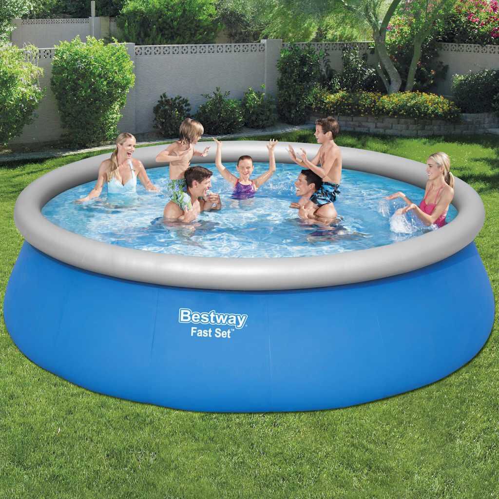 Bestway Fast Set opblaaszwembad, rond, 457x122 cm