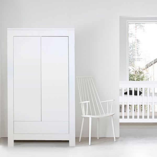 Kidsmill Alaska Kledingkast 2-Deurs Wit Mat
