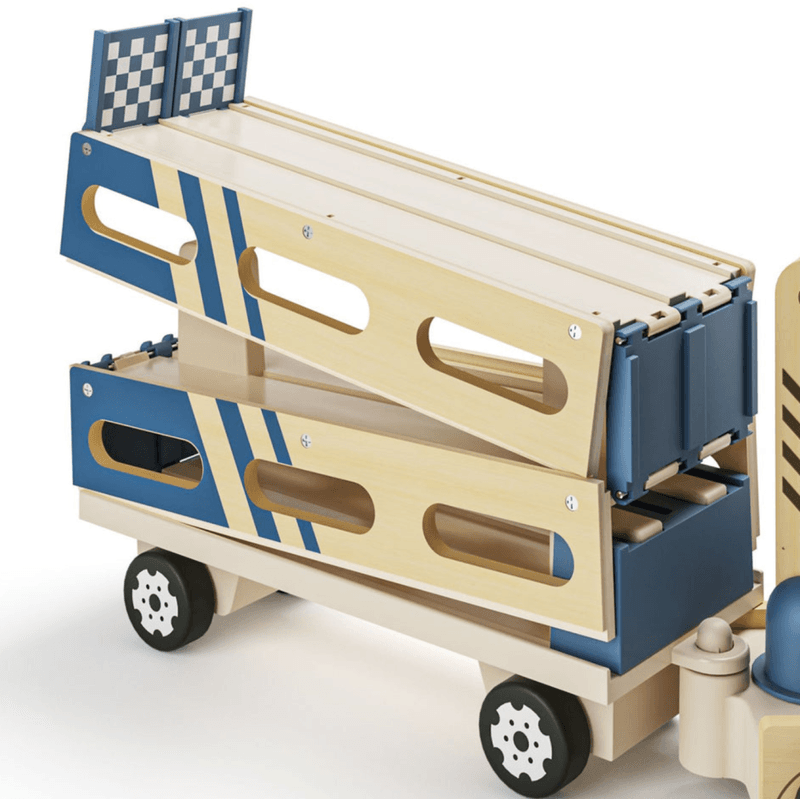 Topbright Biltransporter med Racerbiler i tre