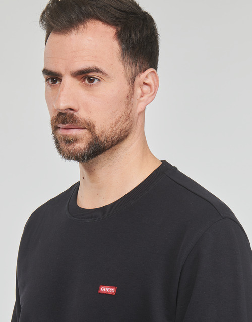 Guess - LOGO PATCH CN SWEATSHIRT - Noir