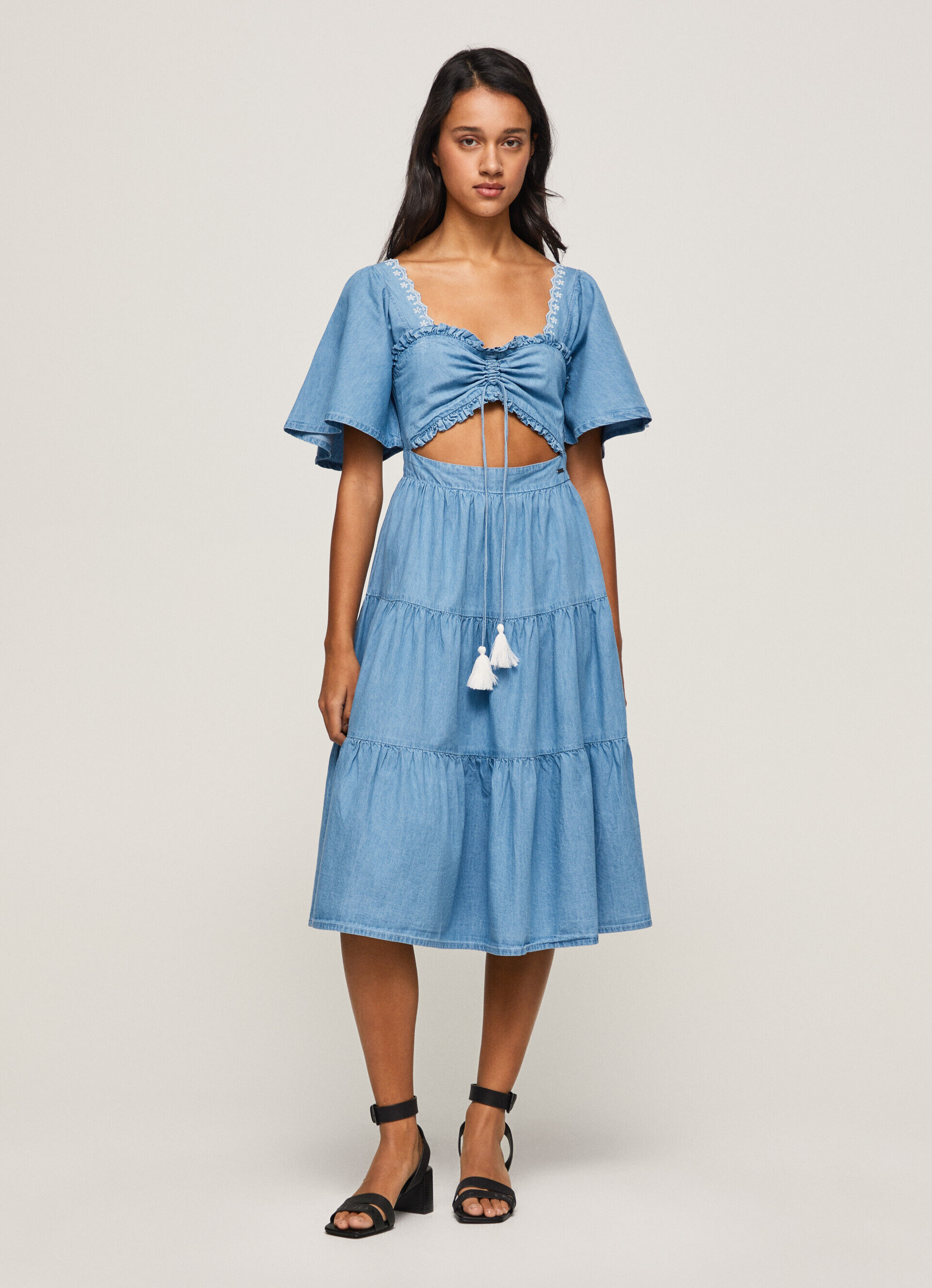 VESTIDO JEANS - azul