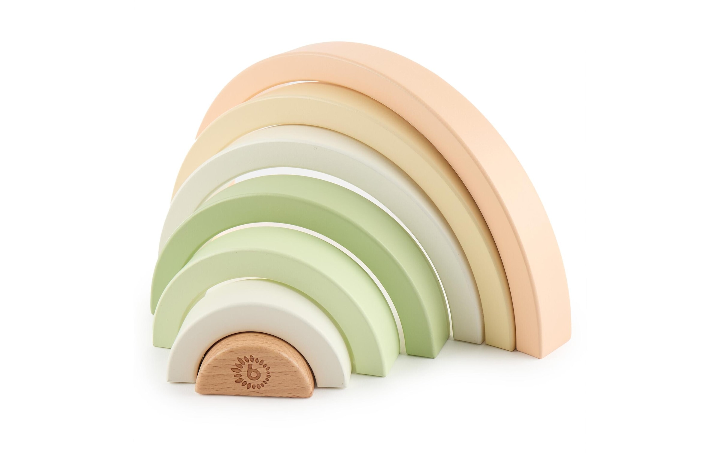 BIECO Stapelspielzeug »Regenbogen Hase Fine 24 cm x 12 cm x 2,5 cm«