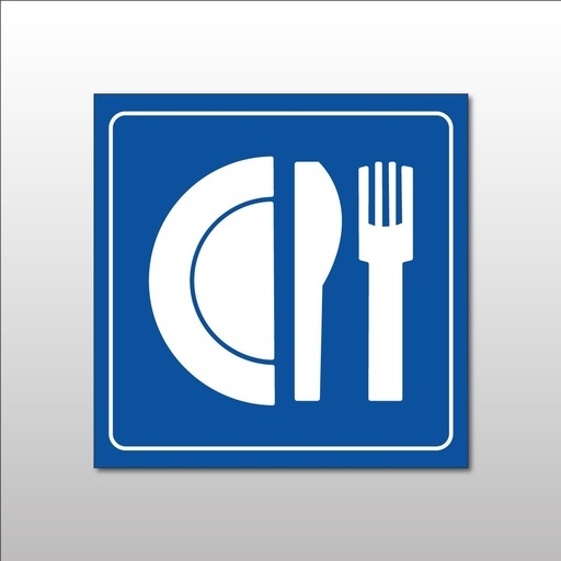 Signalétique restaurant - Pictogramme Restaurant - Gravoply