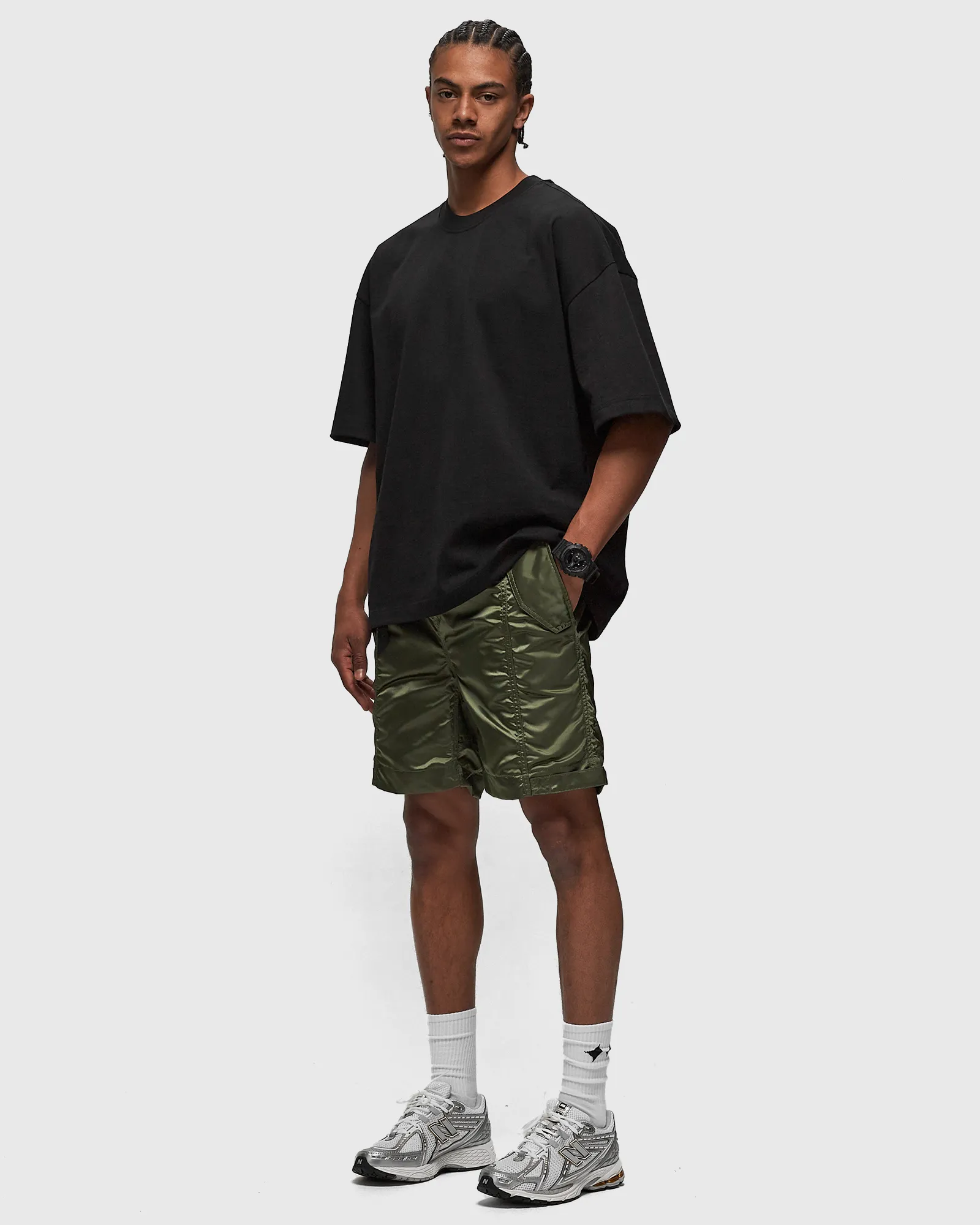 Shorts Alpha Industries - Shorts de Nylon com Proteção UV