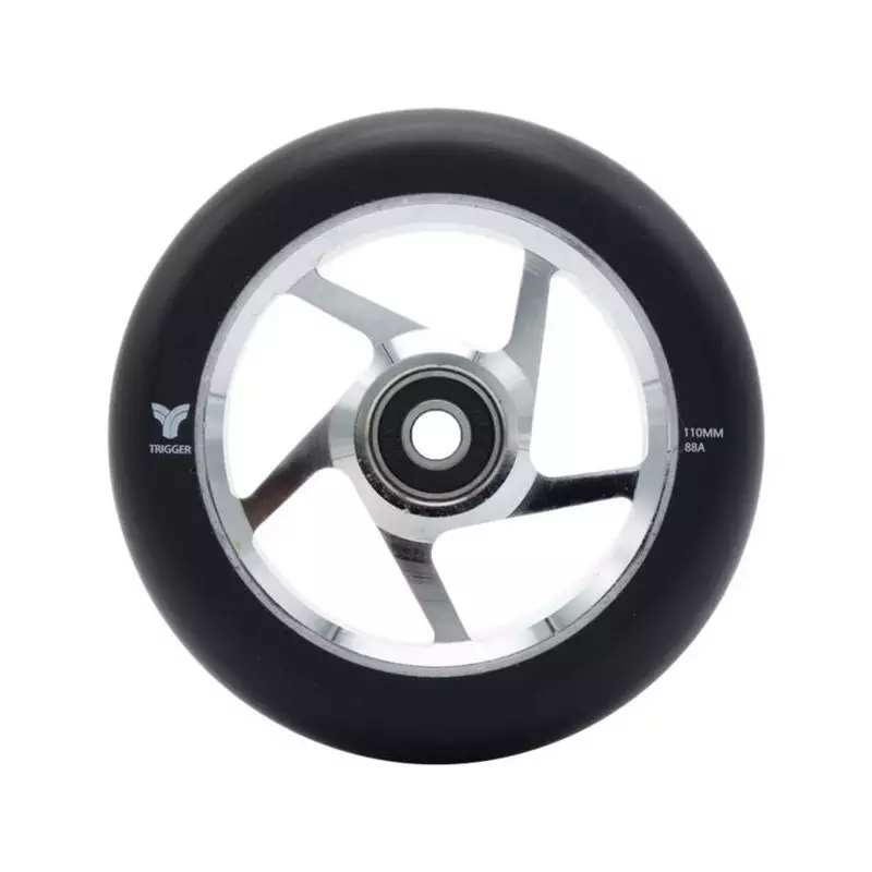 Paire de roues trottinette TRIGGER 5 spokes 110mm