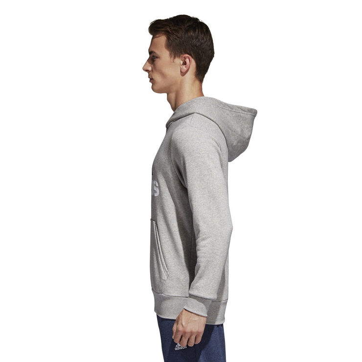 adidas Essentials Linear Hættetrøje Grå