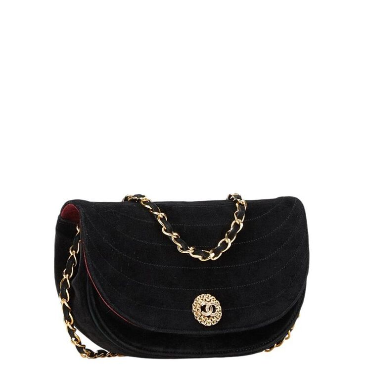 Chanel Vintage Chanel Shoulder Bag Black