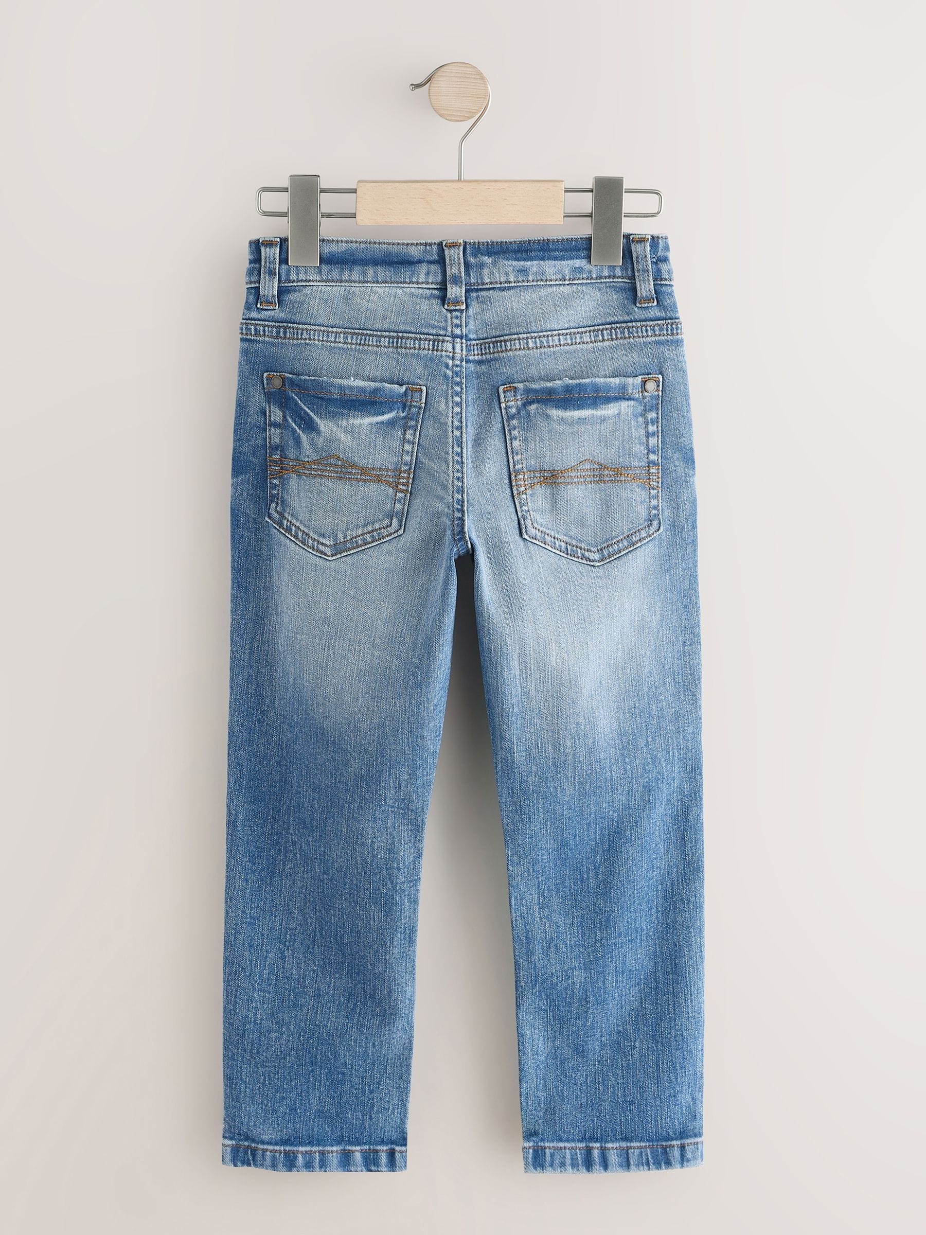 Normaal blauw - Stretchjeans (3-17jr)