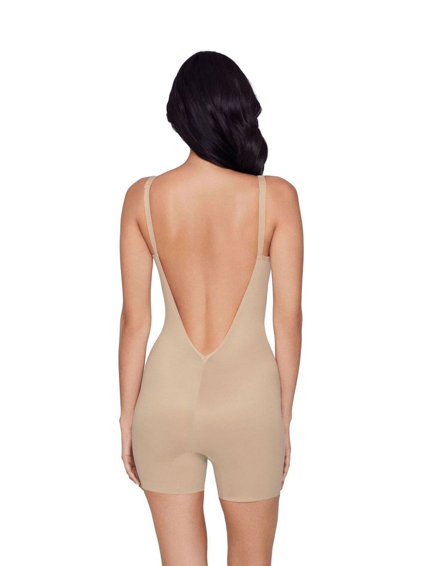 Licht beige - Miraclesuit Show Stopper Low Back All-In-One Bike Shorts