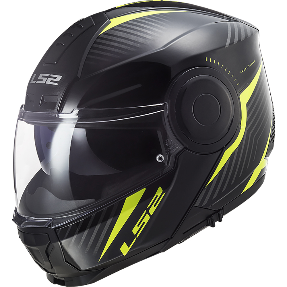 LS2 - Casque FF902 Scope Skid Noir / Jaune fluo