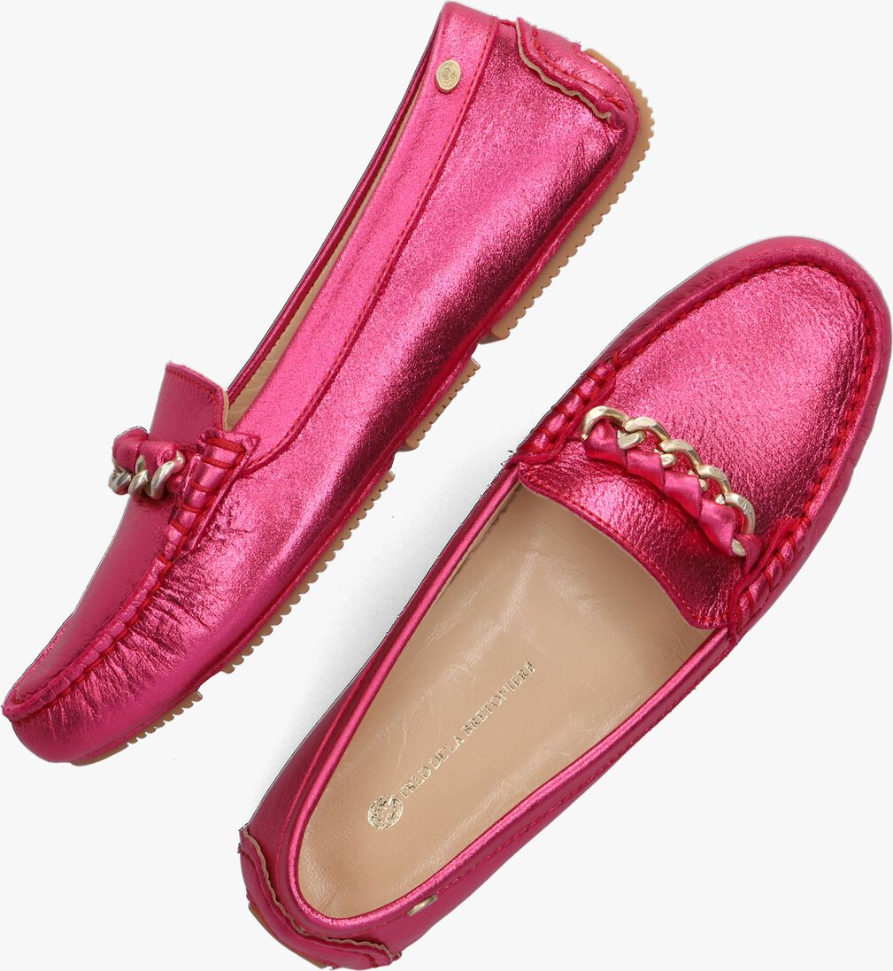 FRED DE LA BRETONIERE roze fred de la bretoniere mocassins 120010148