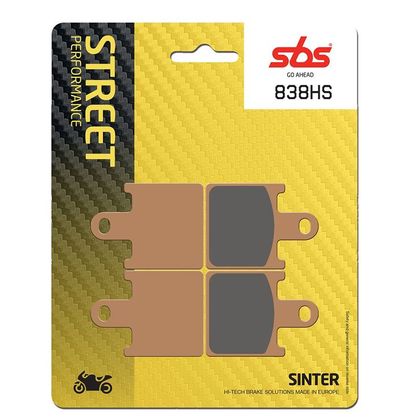 Plaquettes de freins SBS 838HS Sinter Métal Fritté avant