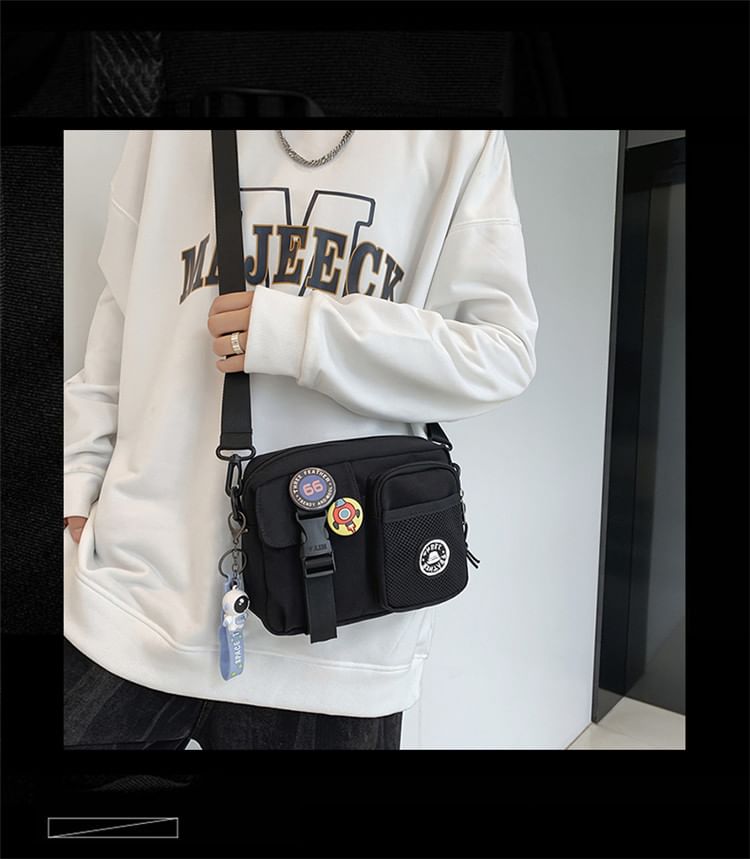 EAVALURE - Set: Crossbodytas met gesp + bedel