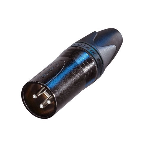 Neutrik NC3MXX-BAG XLR kabeldeel 3p. male zwart