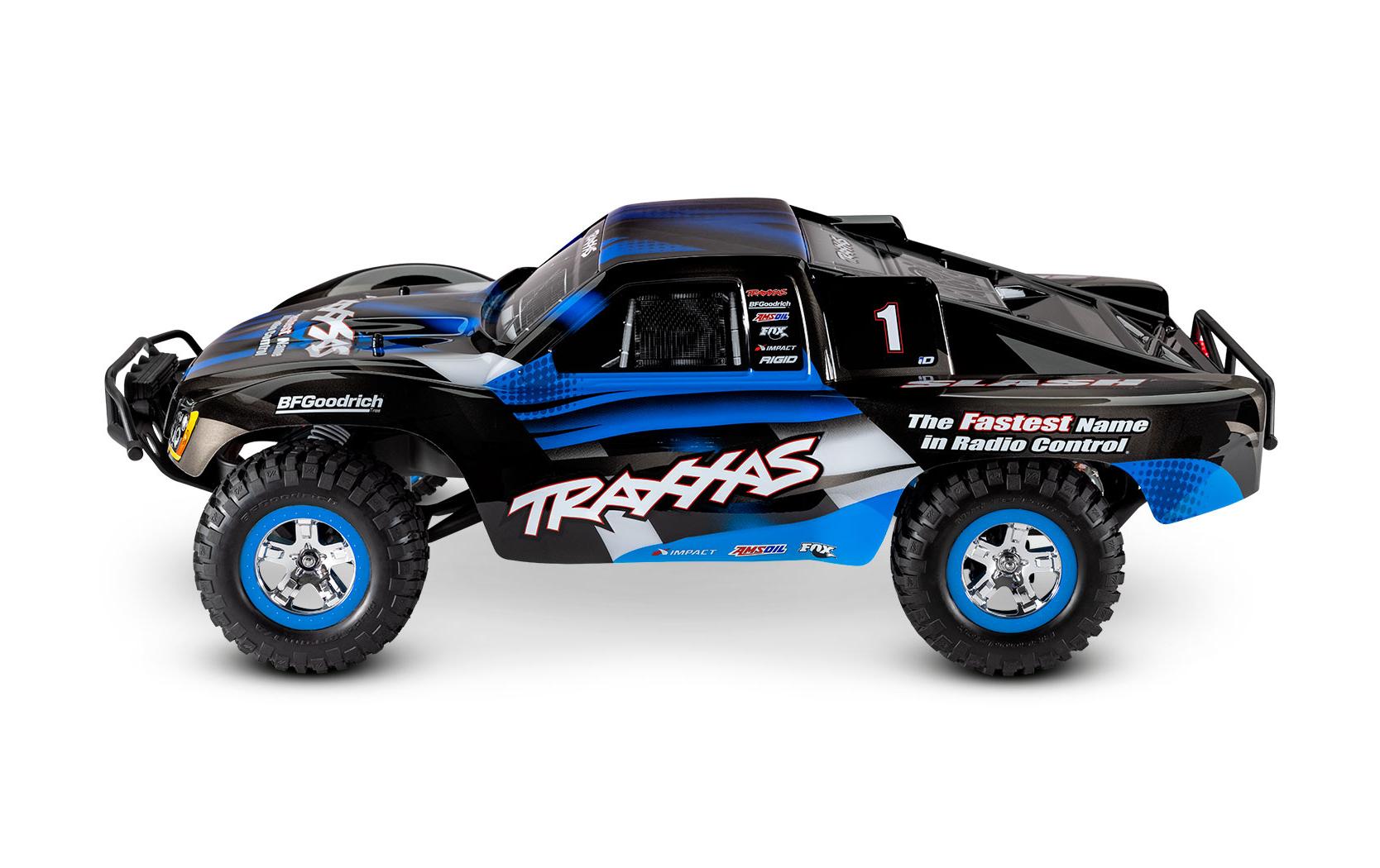 Short Course Truck Slash 2WD Blau RTR 1:10<br>SCT mit Heckantrieb und 550er Bürstenmotor