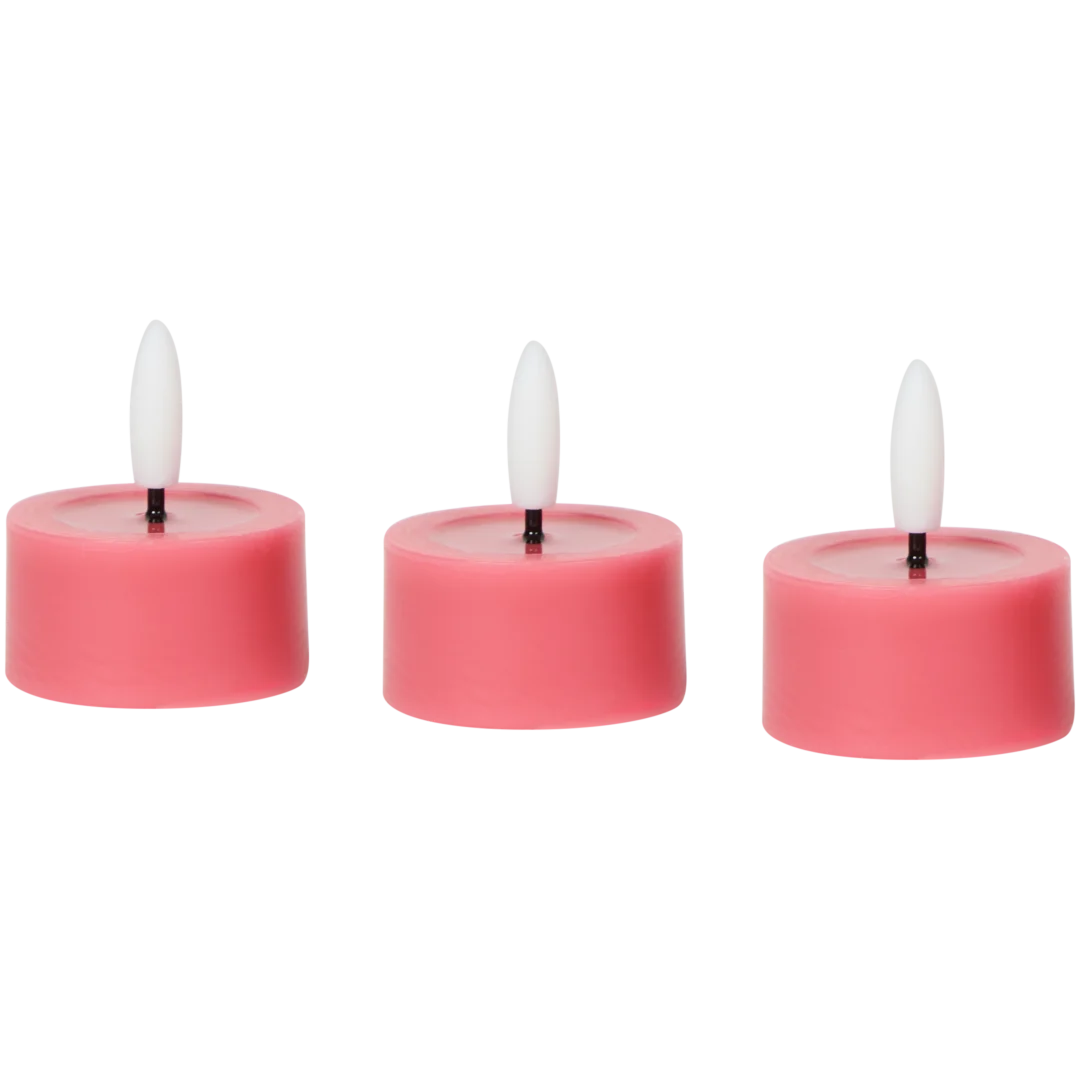 Bougies chauffe-plats LED avec minuterie