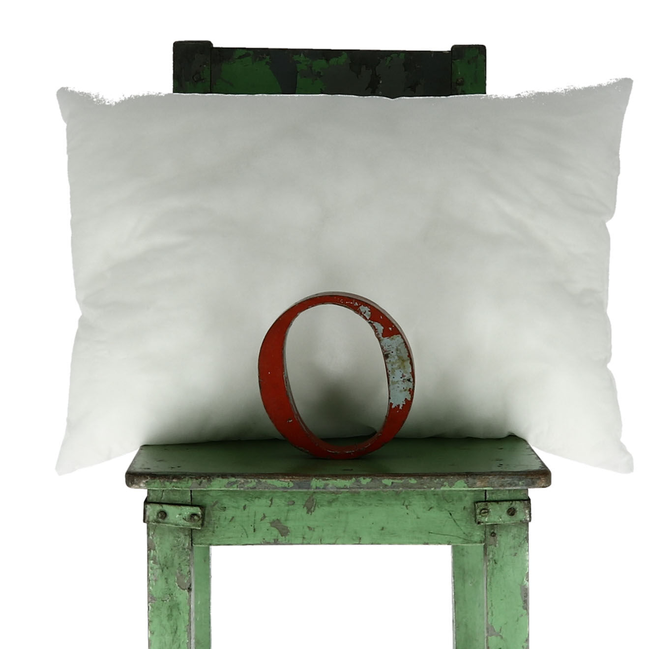 En Fil d'Indienne Intérieur de coussin blanc - 40x55 cm