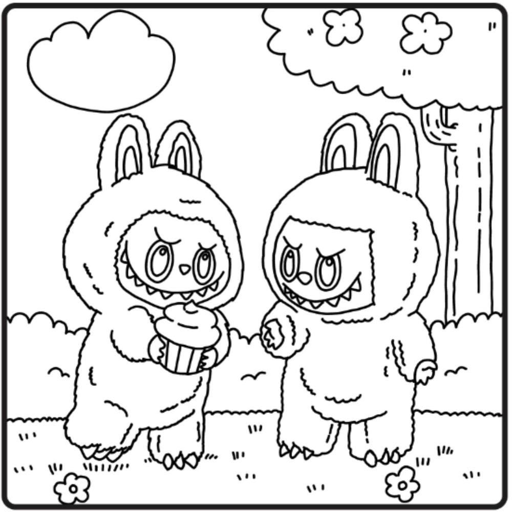 Køb Forlaget Tukan Cozy Monsters Malebog (Uofficiel Labubu Malebog)