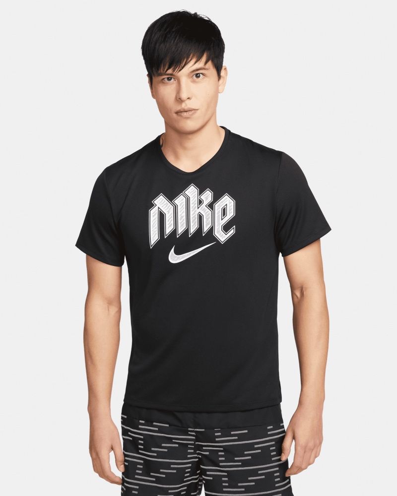 T-shirt de running Nike Miler Noir pour homme