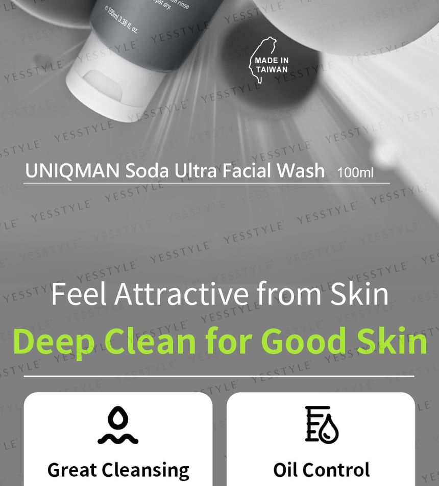 BHK's - Uniqman Soda Ultra Gezichtsreiniger