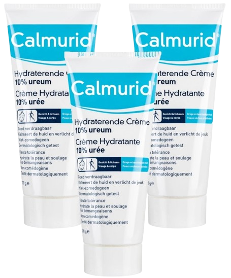 Calmurid Hydraterende Crème 10% Ureum 3x100g