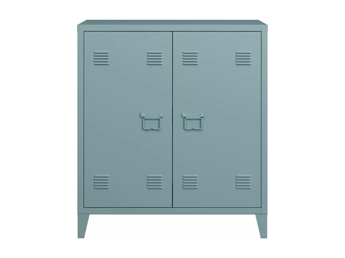Casier de bureau armoire bleue 80 x 33 x 90 cm 03_0006339