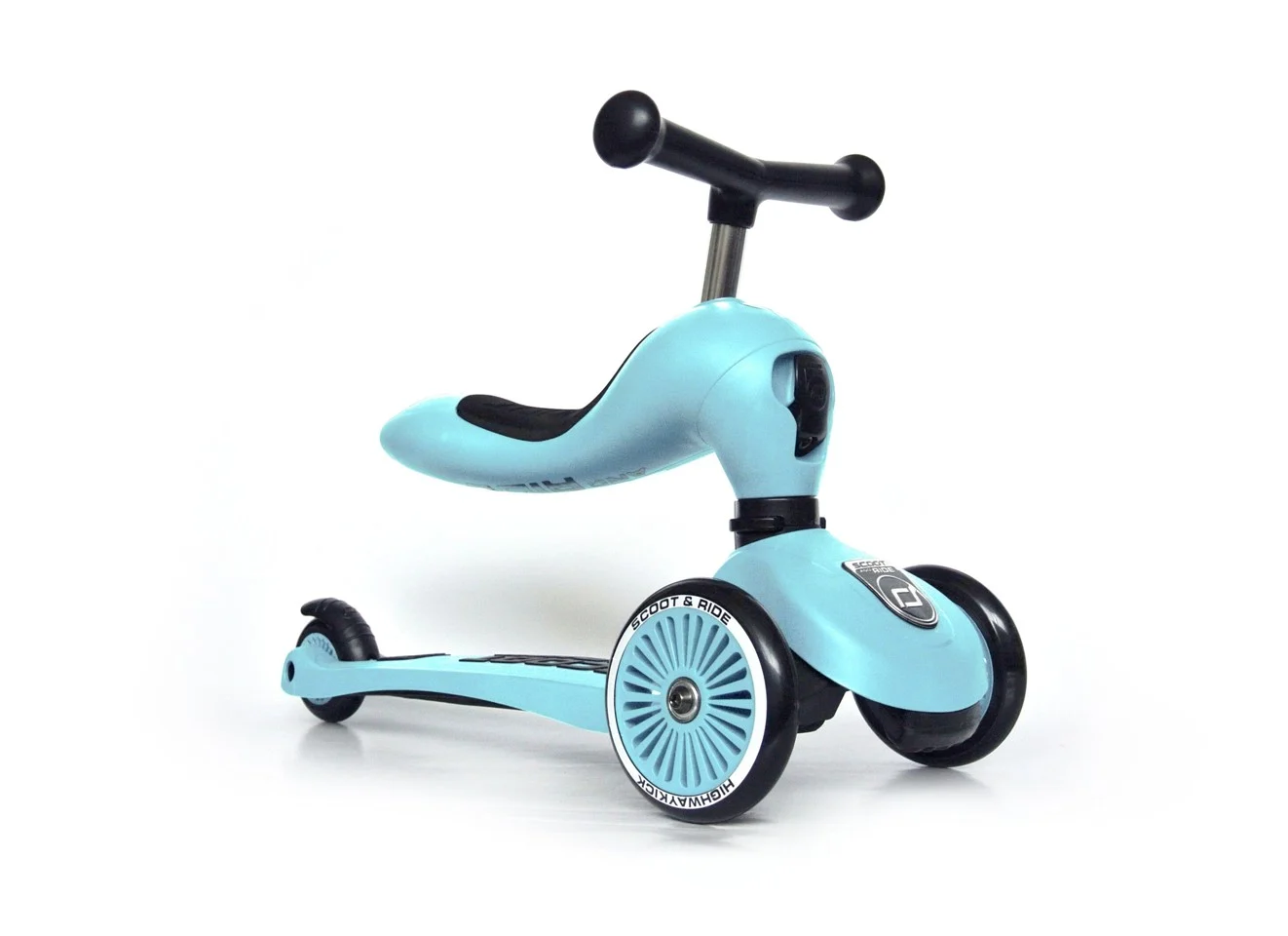 Scoot and Ride - 2 i 1 Løbecykel/ Løbehjul - Blueberry