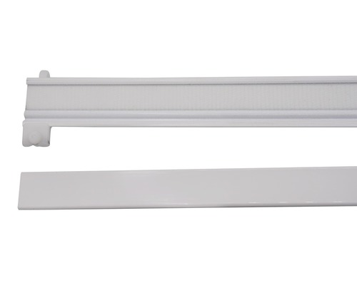Paneeldrager inclusief gewicht voor gordijnrail Smart wit 80 cm