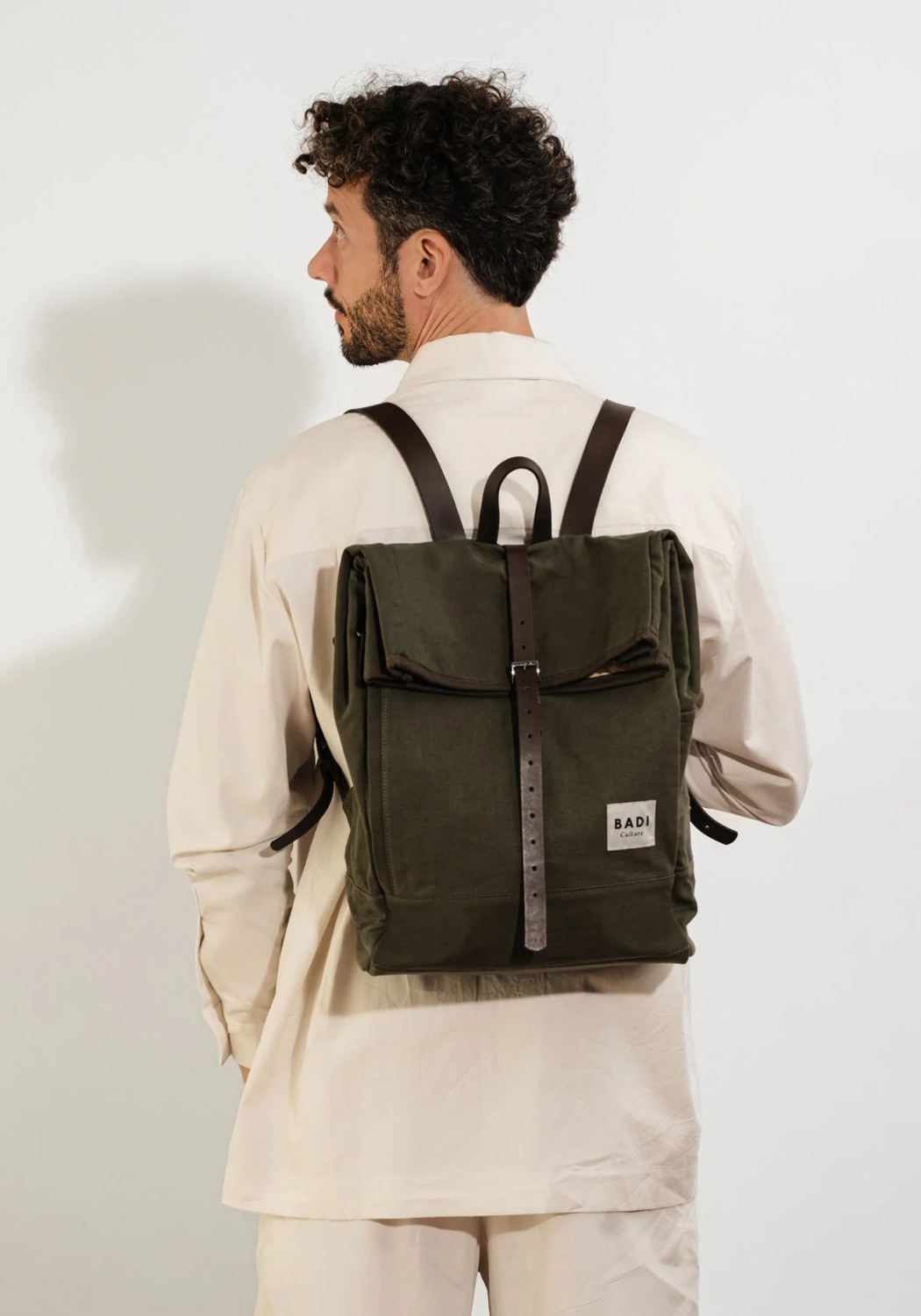 BADI Culture Roll-Over Rucksack Roll-Over Backpack Dark Green
