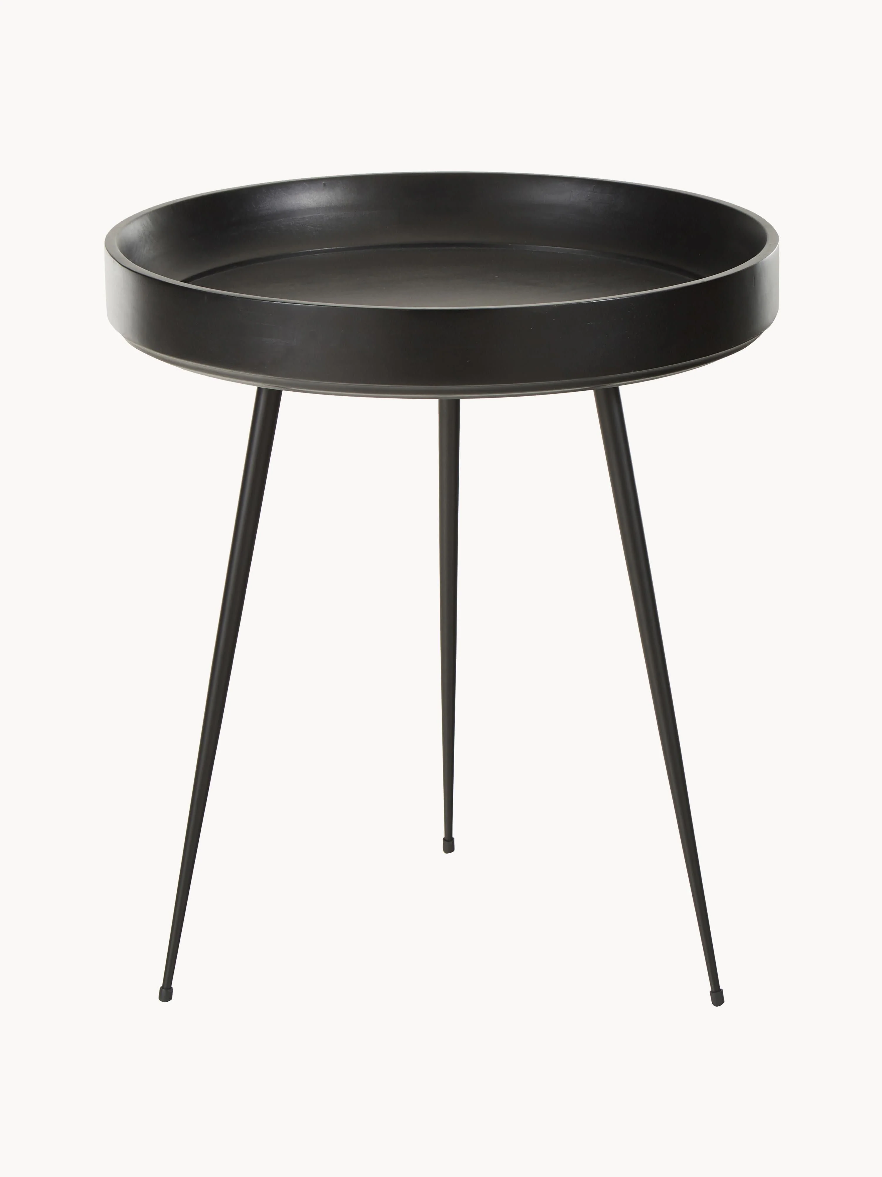 Ronde bijzettafel Bowl van mangohout