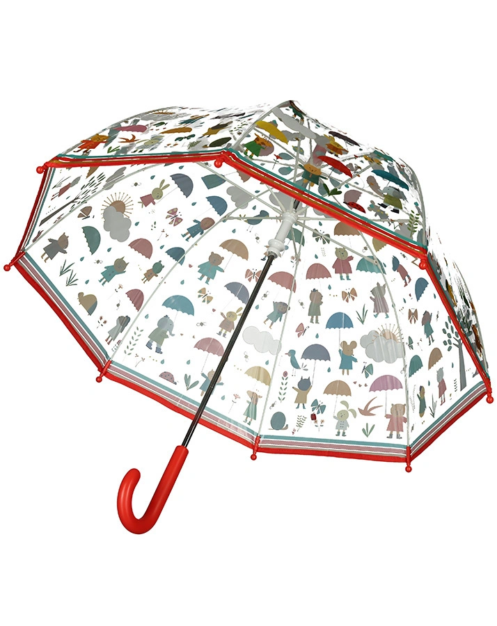 Regenschirm REGENSCHAUER in transparent/bunt