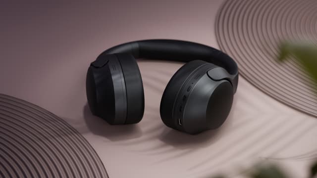 Happy Plugs Play Pro trådløse around-ear høretelefoner (sort)