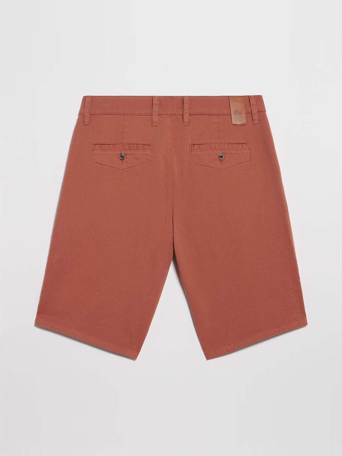Shorts Homme Coton Biologique Orange